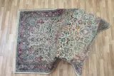 Sarouk Wool Silk Rug 4'x6' View 17