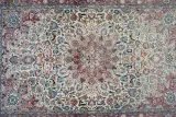 Sarouk Wool Silk Rug 4'x6' View 2