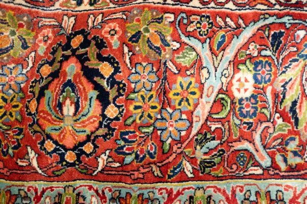 Sarouk Wool Rug 20.8x11.10