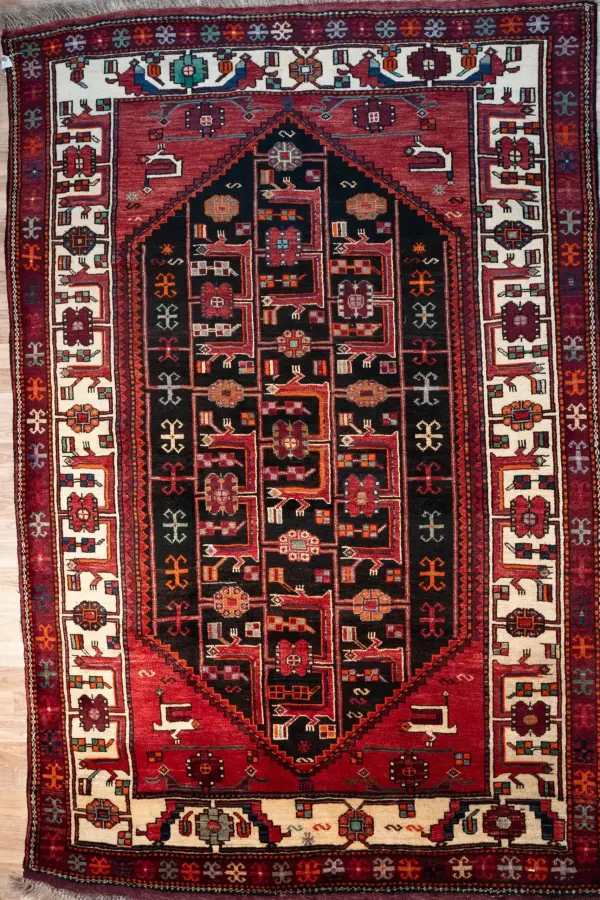 Qashqai Wool Rug 5.3x7.5