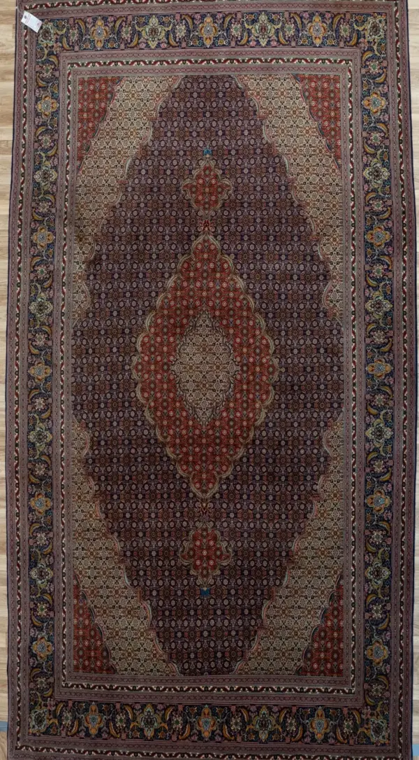 Tabriz Wool Rug 6.5x10.4'
