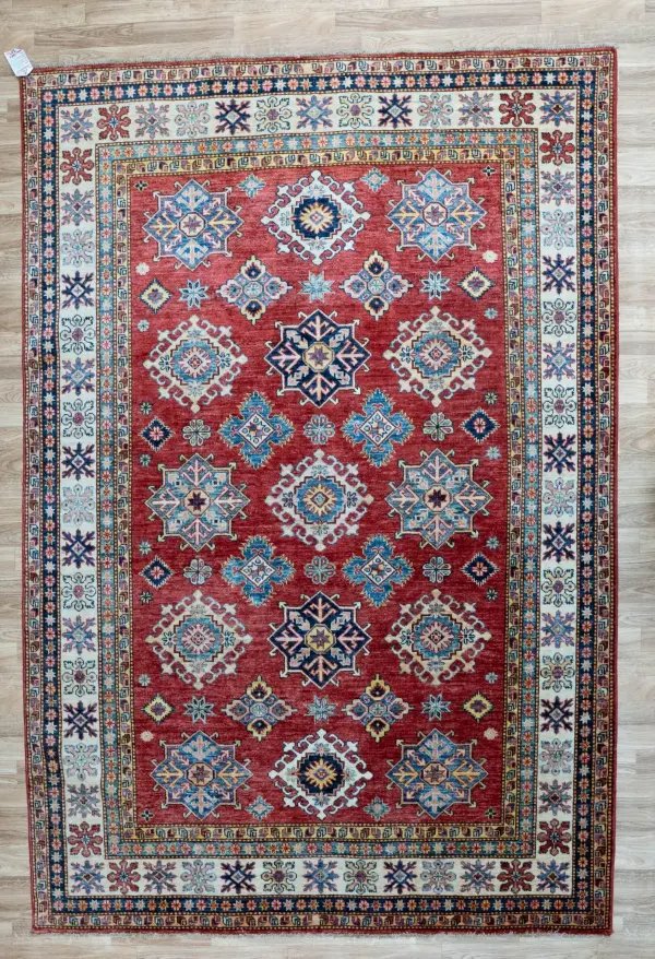 Kazak Wool Rug 6'x8'