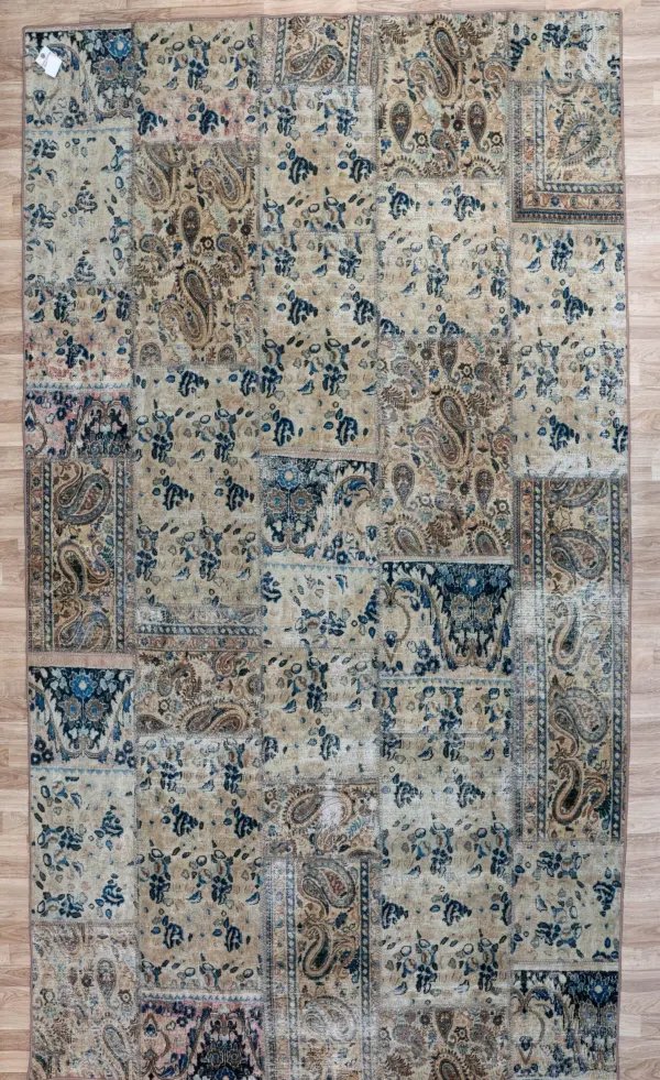 Vintage Overdyed Rug 6.4'x10'