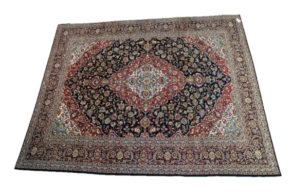 Kashan Kurk Wool Rug 8.2'x12.1'