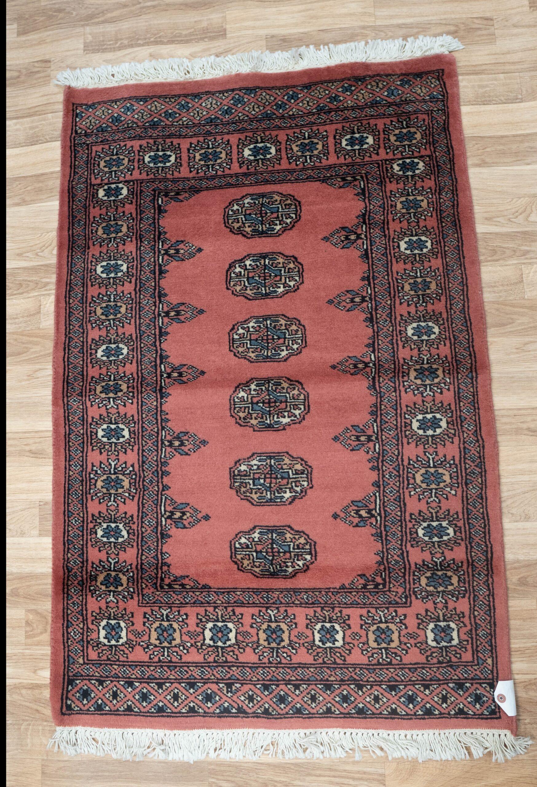 Bokhara Wool Rug 2.6x4.4