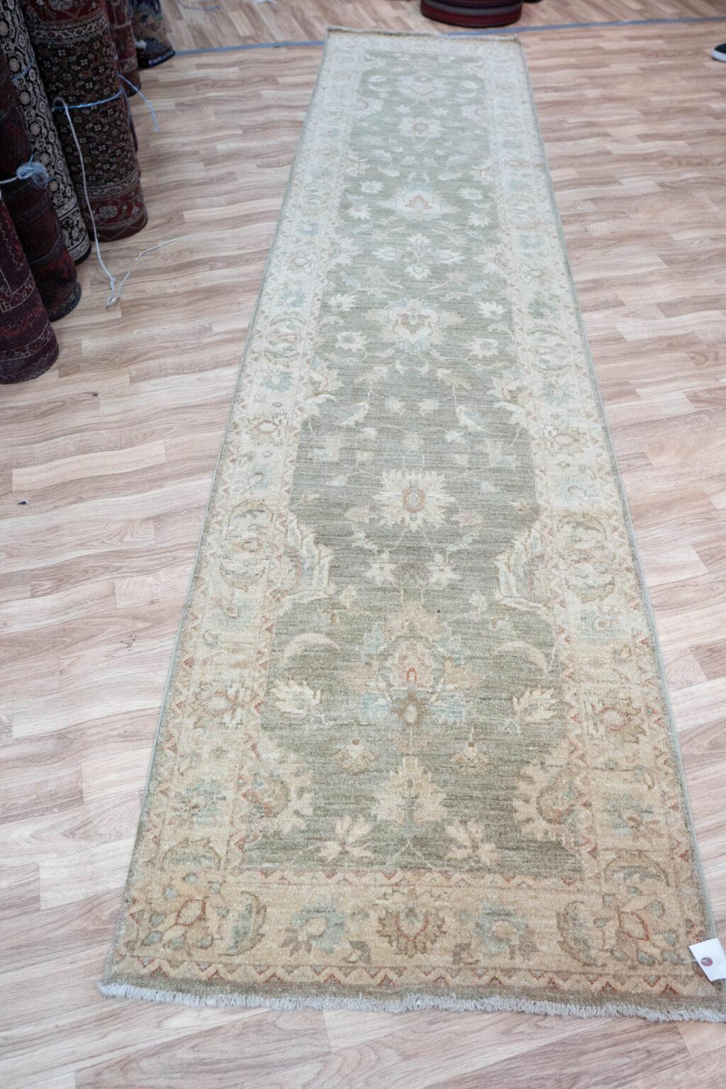 Chobi Wool Rug 2.7'x11.9' View 1