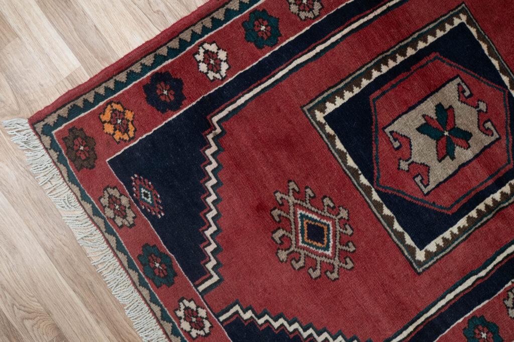 Hamadan Wool Rug 4.3x3.1 View 3