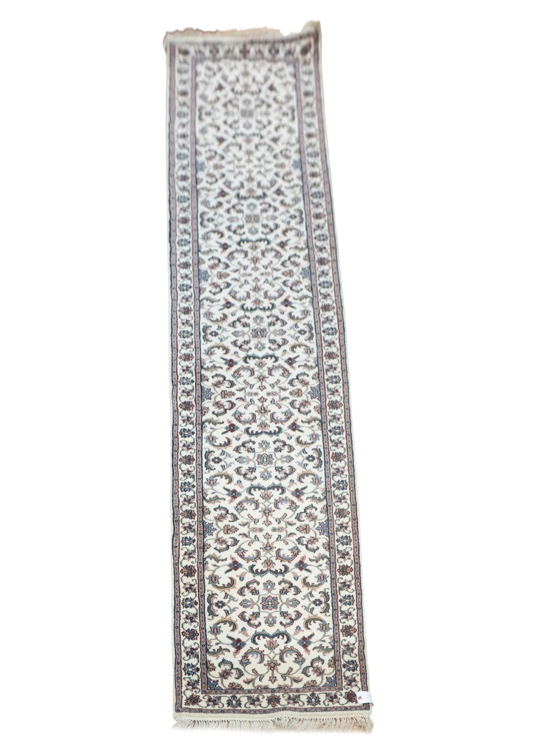 Kashan Wool Runner 12.0x2.7