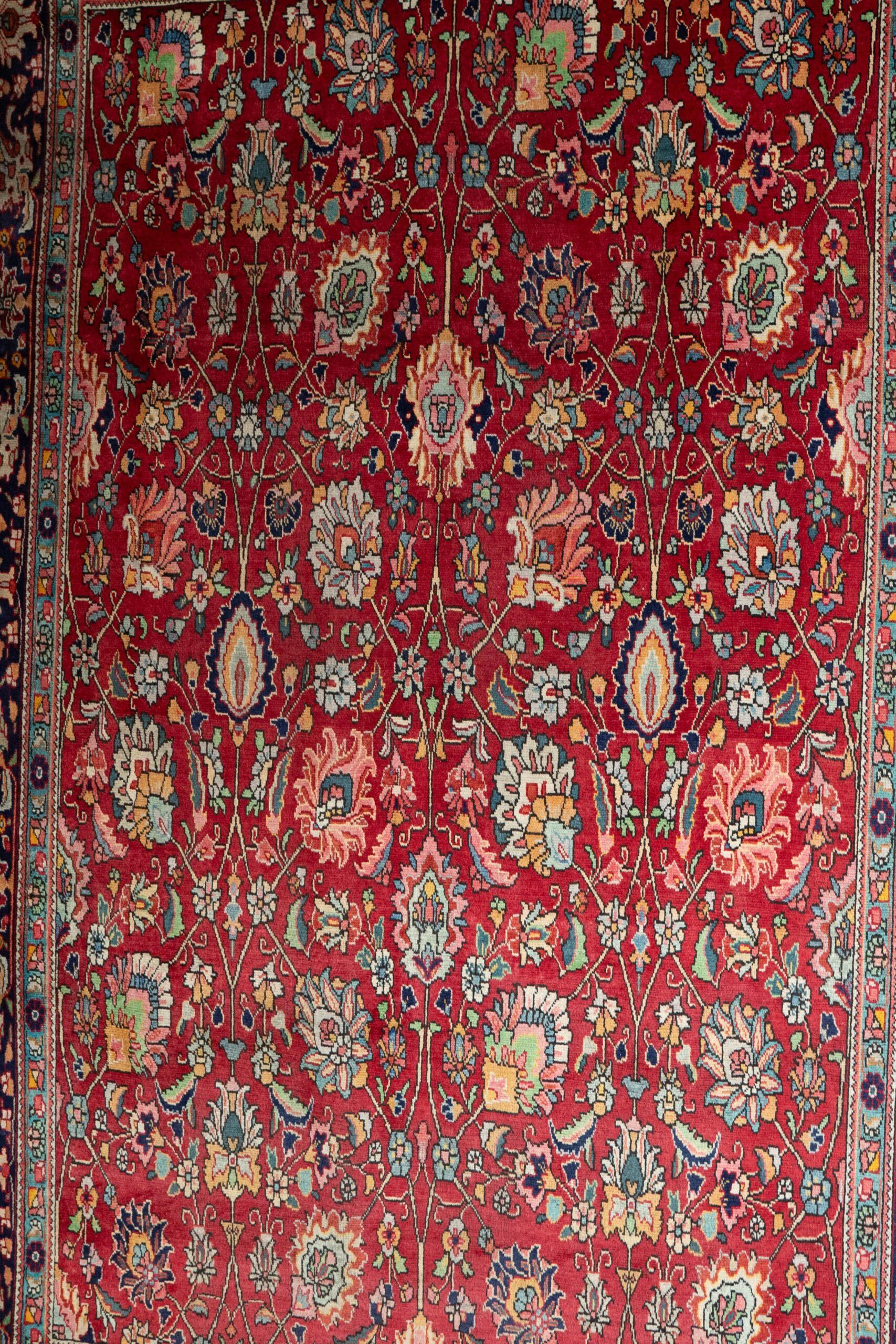 Tabriz Wool Rug 9.8x12.8