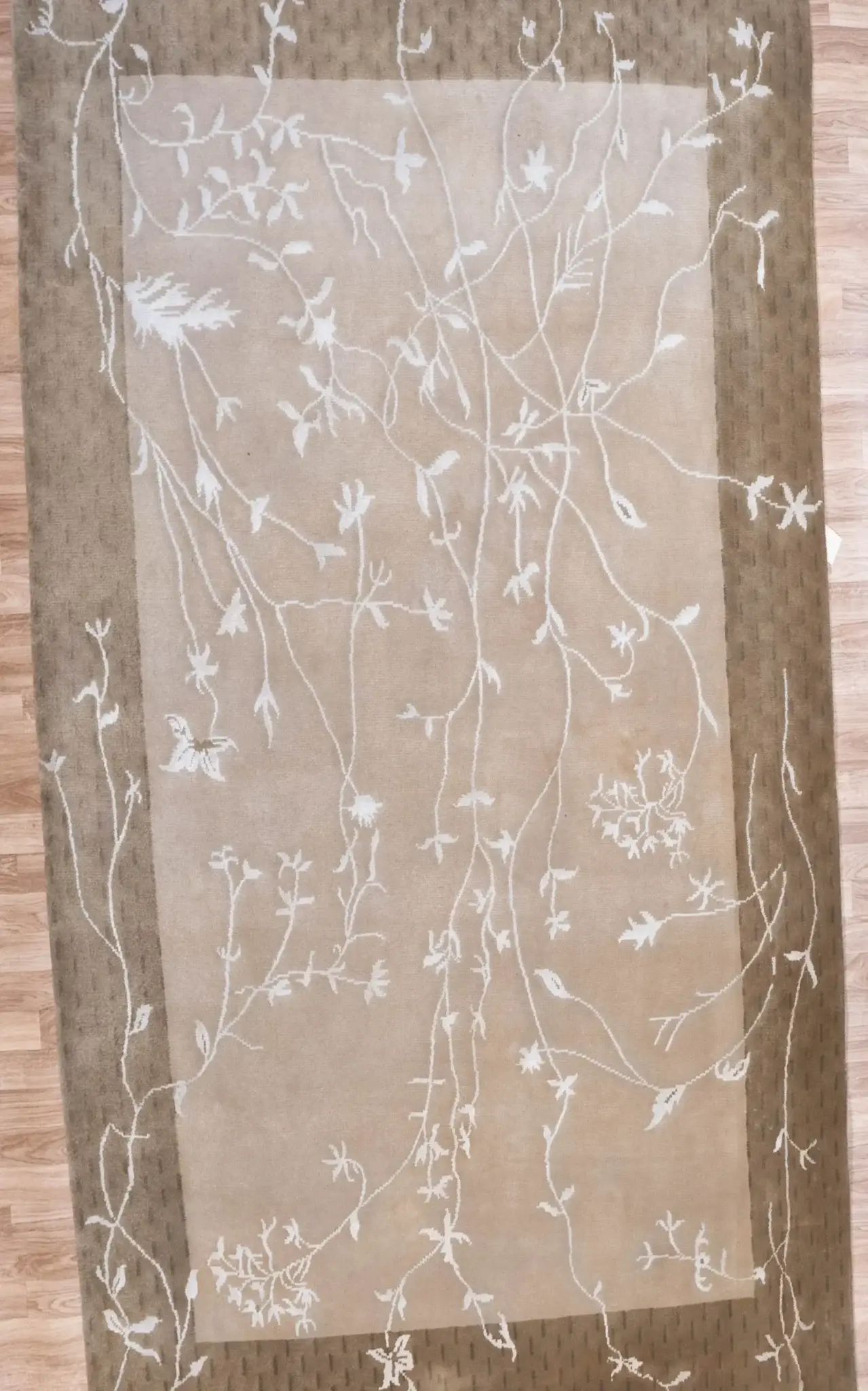 Tibet Wool Silk Rug 6 x 9'