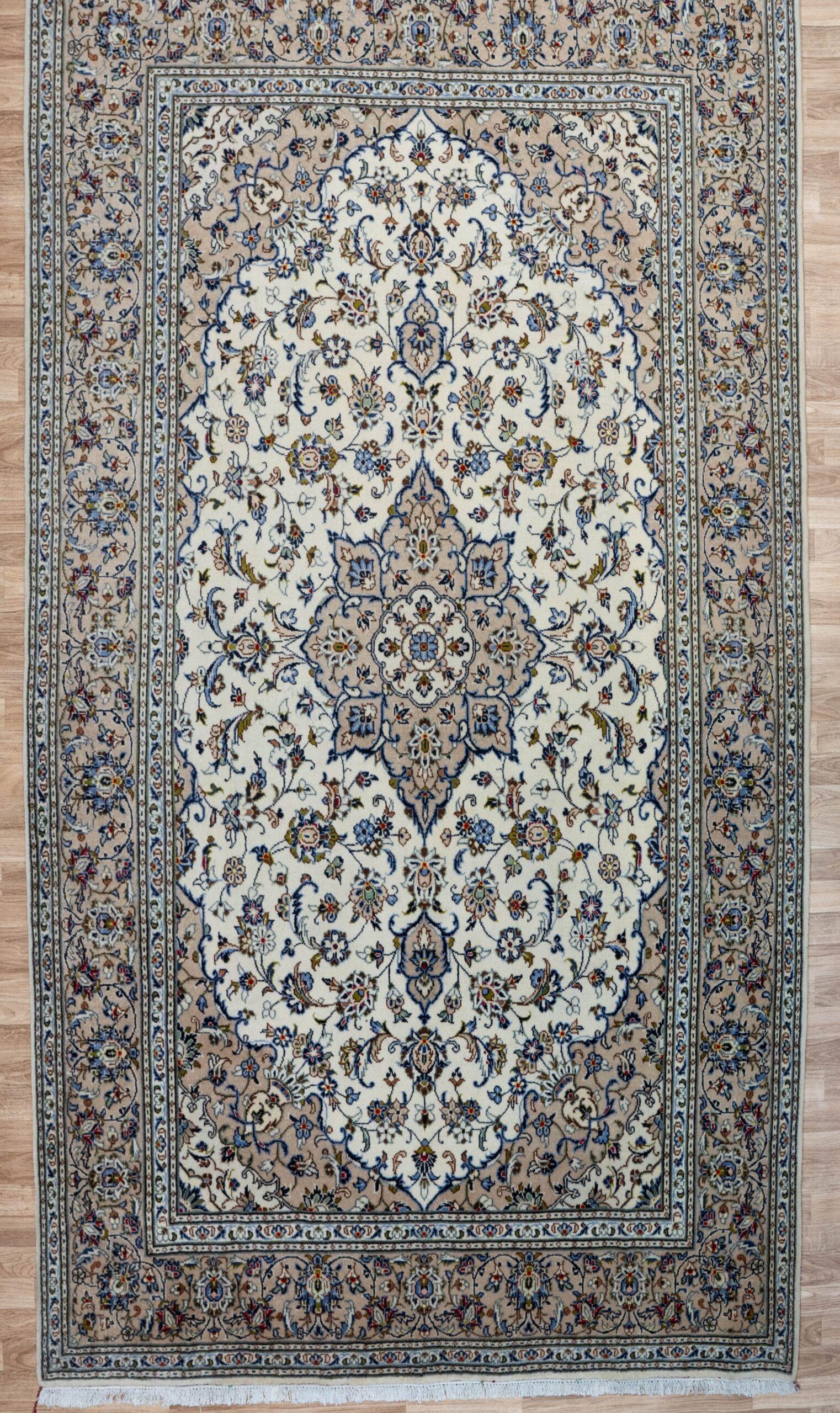 Kashan Wool Rug 6.6x9.6