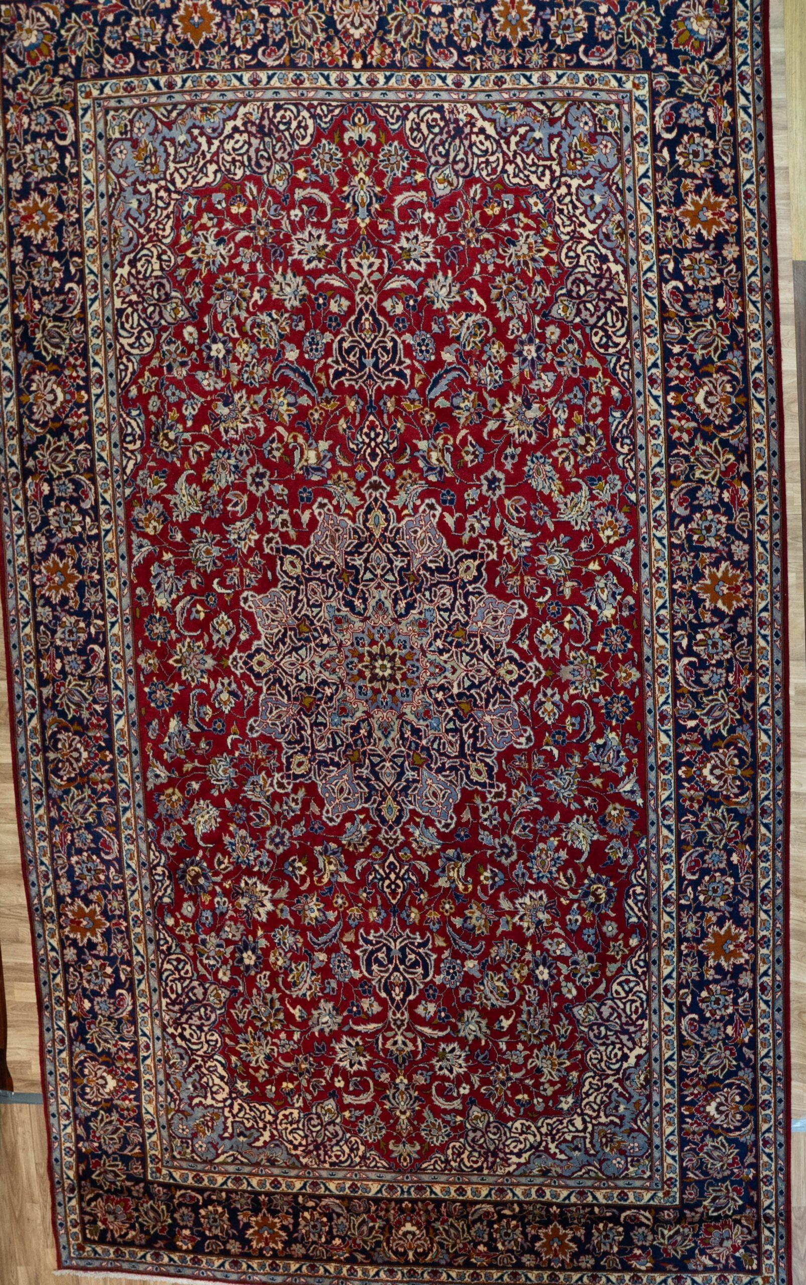 Najafabad Wool Silk Rug 9.8'x12.8'