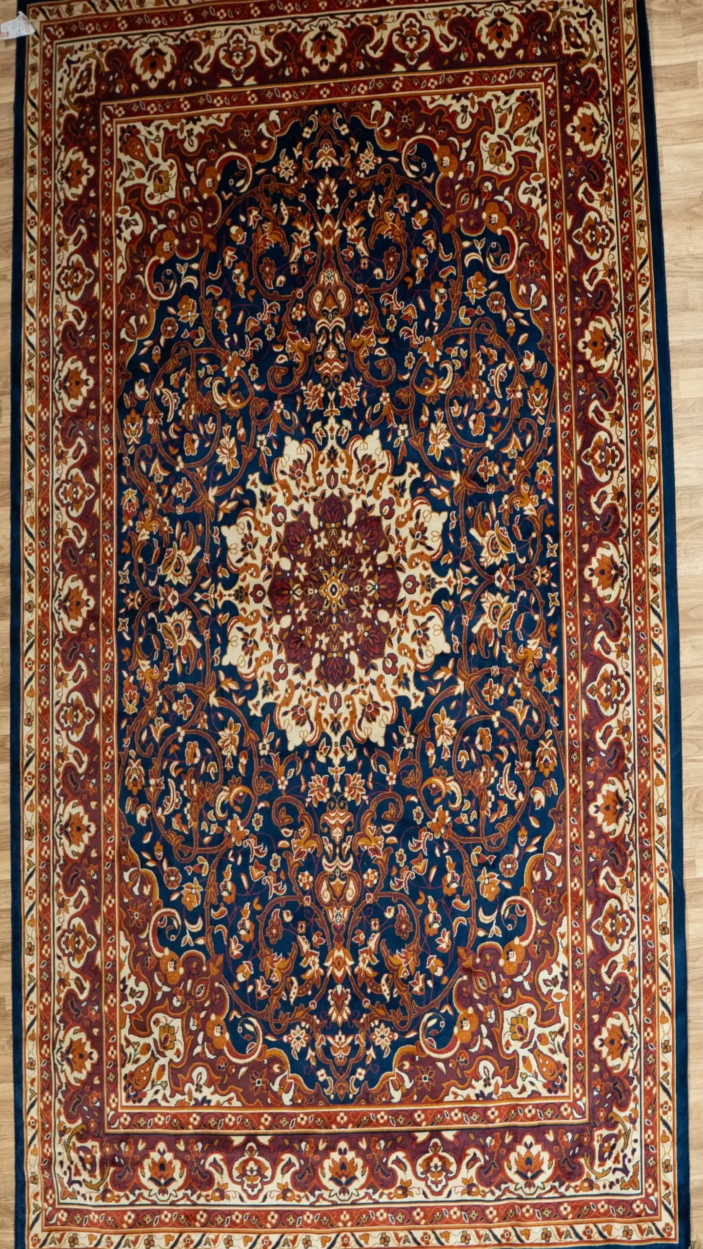 Kashan Wool Rug 6.6x9.6
