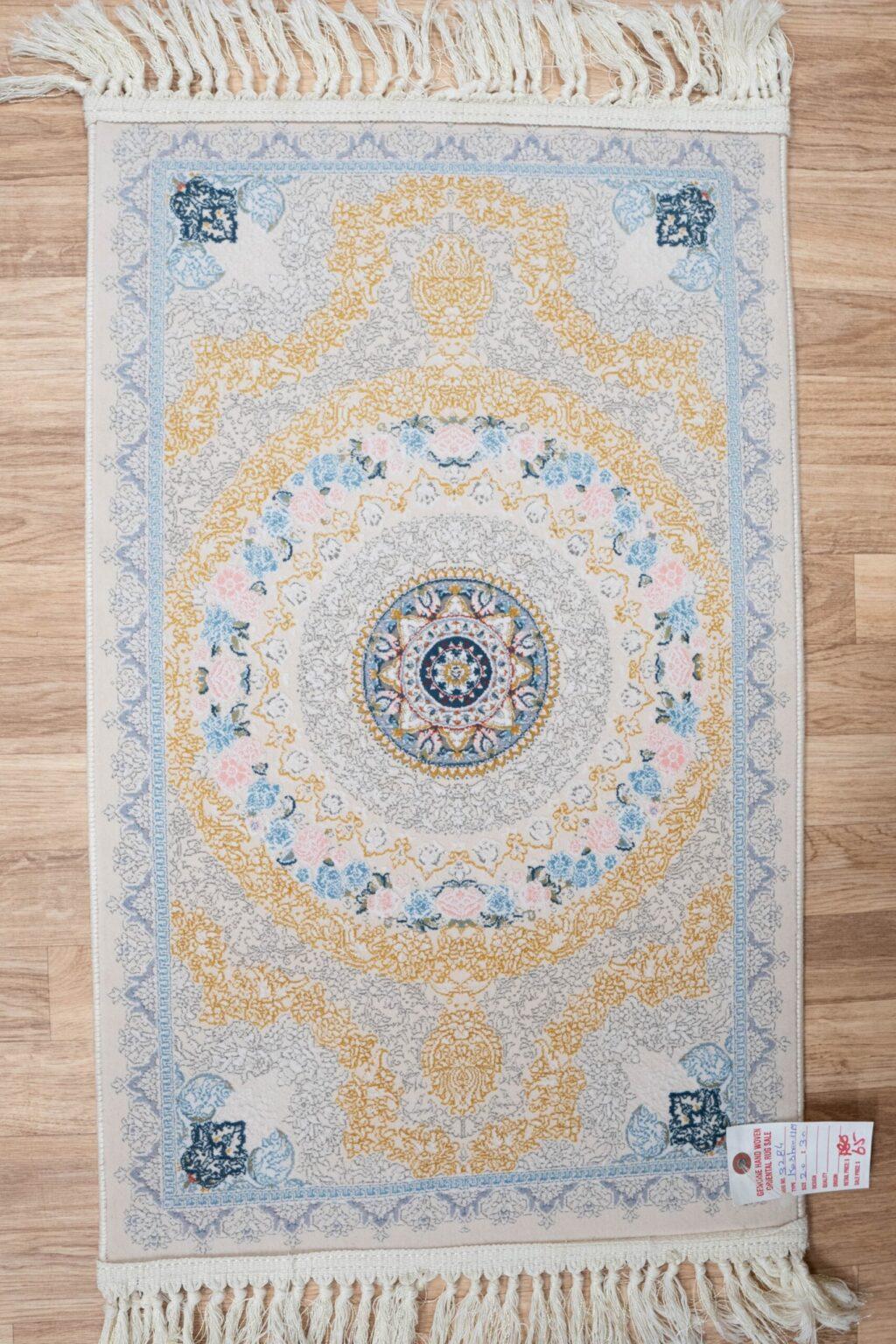 Kashan Wool Rug 2.0x3.0 View 1