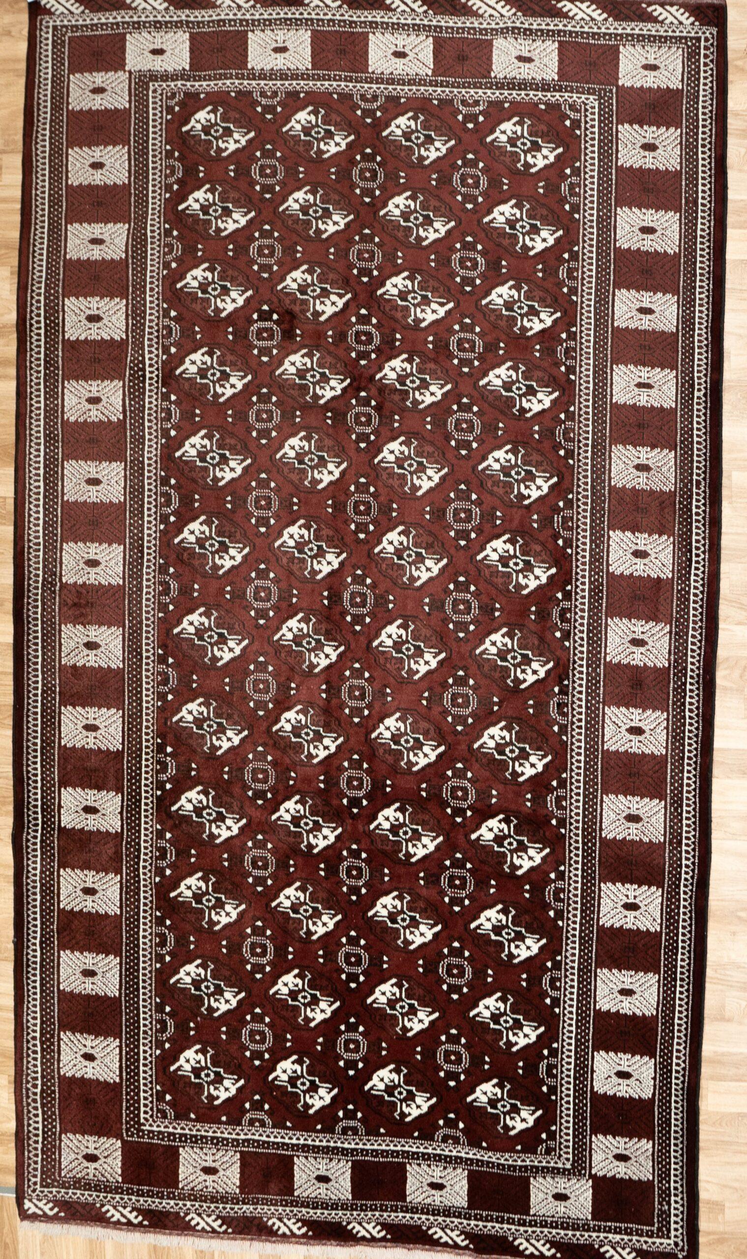 Turkmen Wool Rug 6.8x9.8