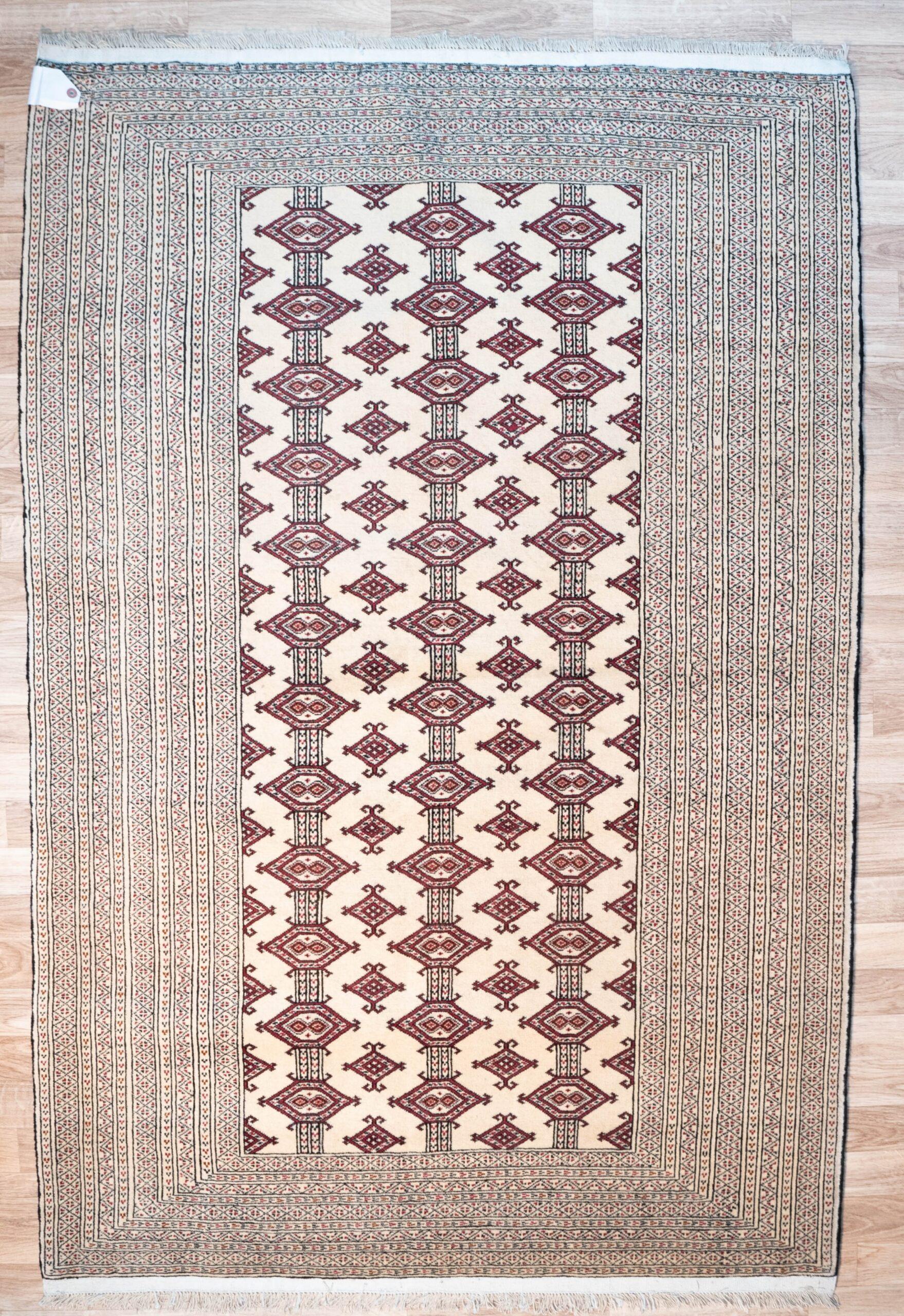 Turkmen Silk Rug 4.1'x6' View 1