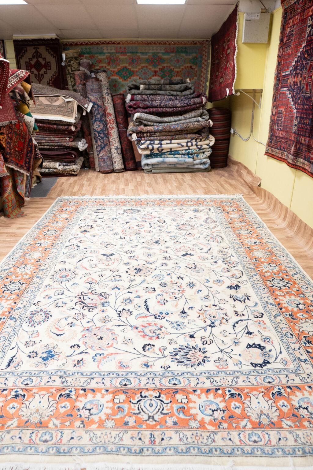 Mashad Wool Rug 8.0x11.0 View 4
