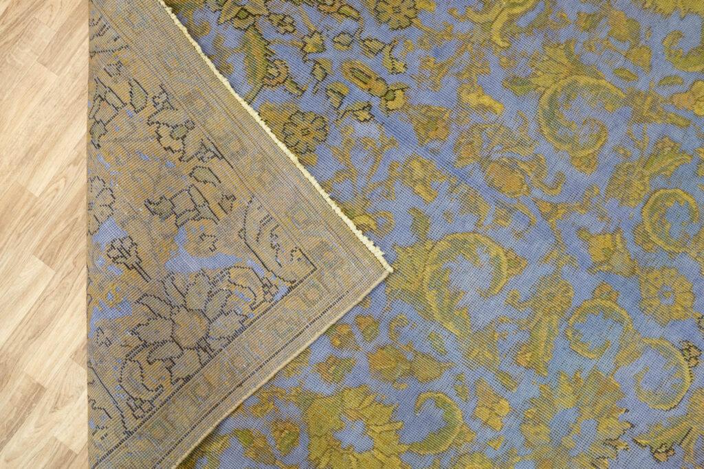 Overdyed Tabriz Wool Rug 7.4'x9' View 5