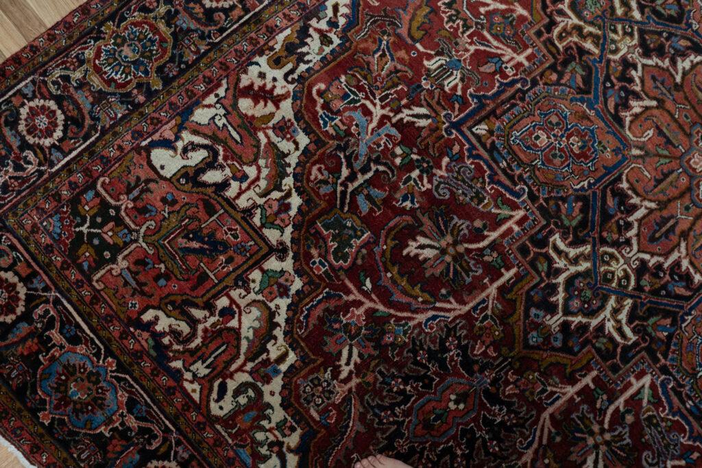 Heriz Wool Rug 9'x12' View 5