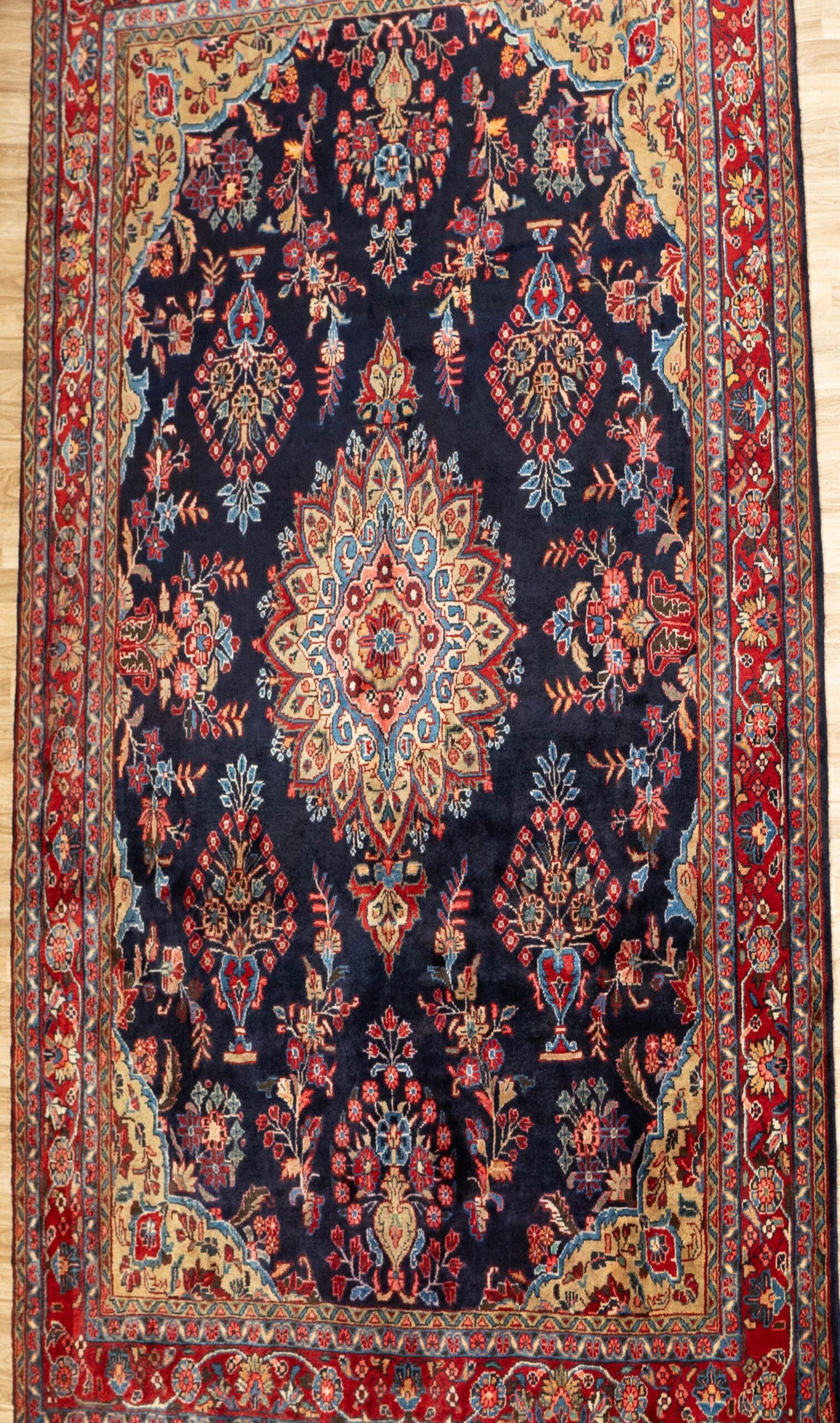 Hamadan Wool Rug 6.9x9.9