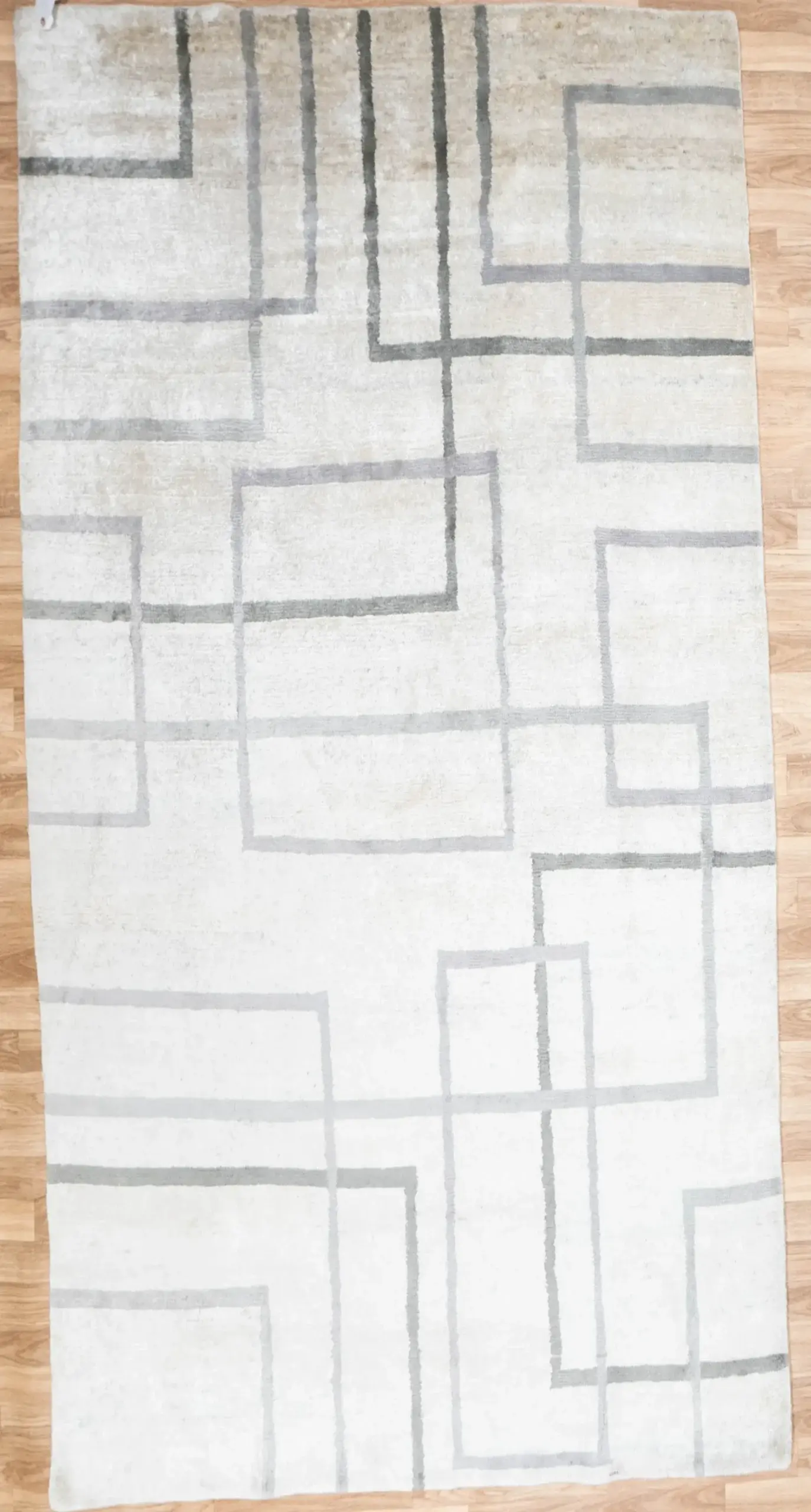 Tibet Wool Silk Rug 6 x 8'