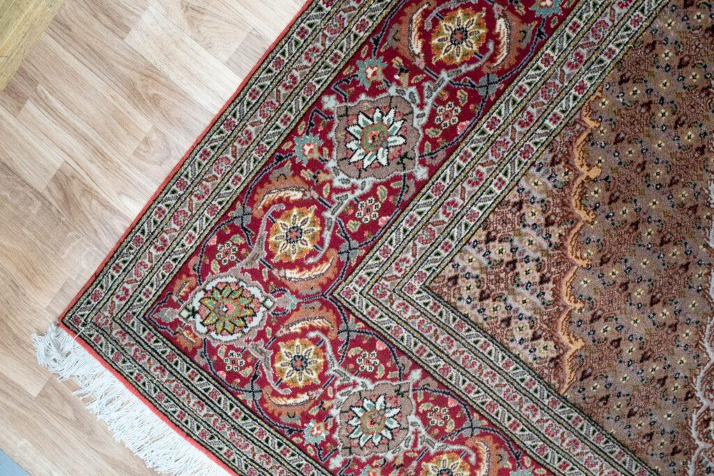 Tabriz Wool Silk Rug 8.4'x11.5' View 6