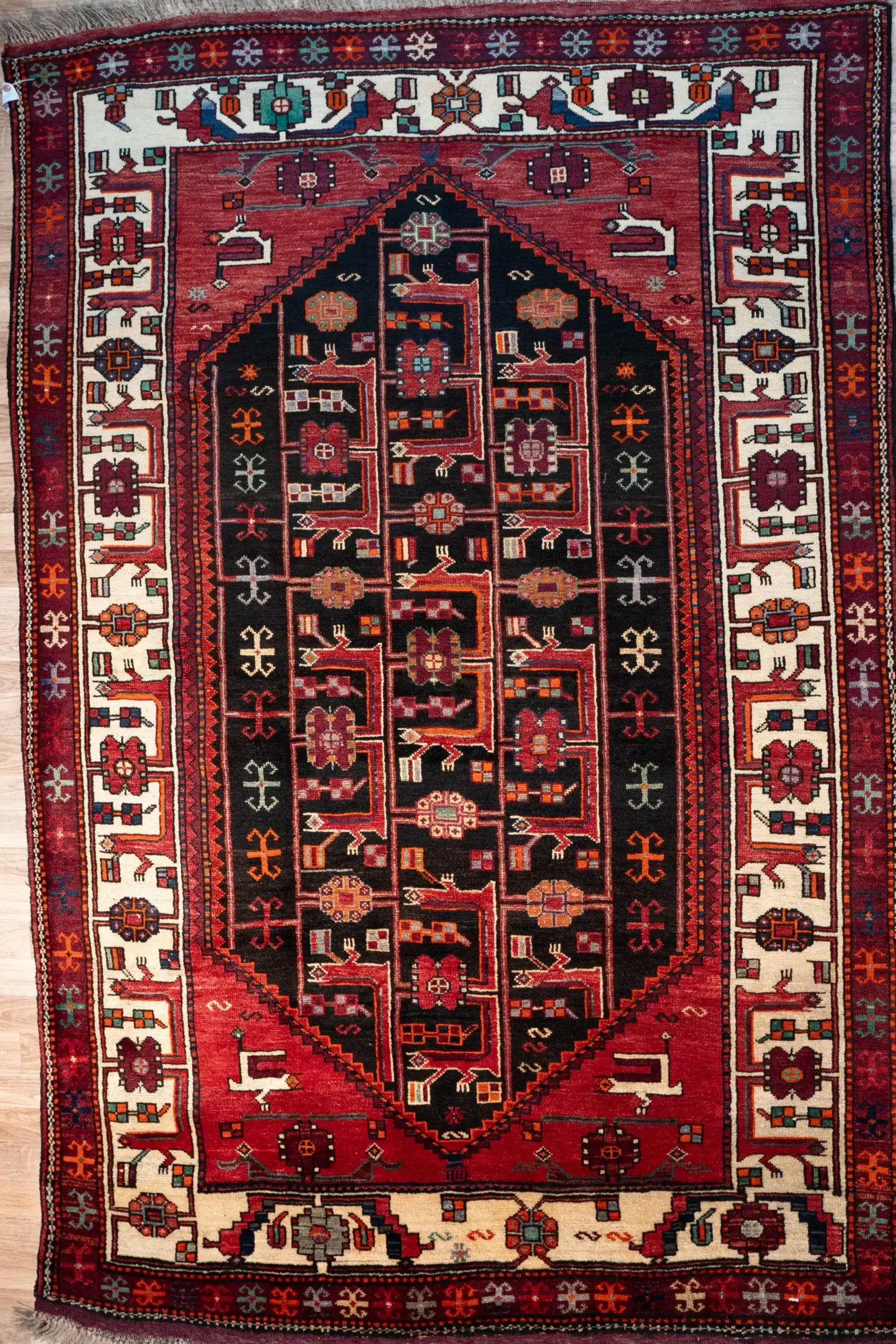 Qashqai Wool Rug 5.3x7.5
