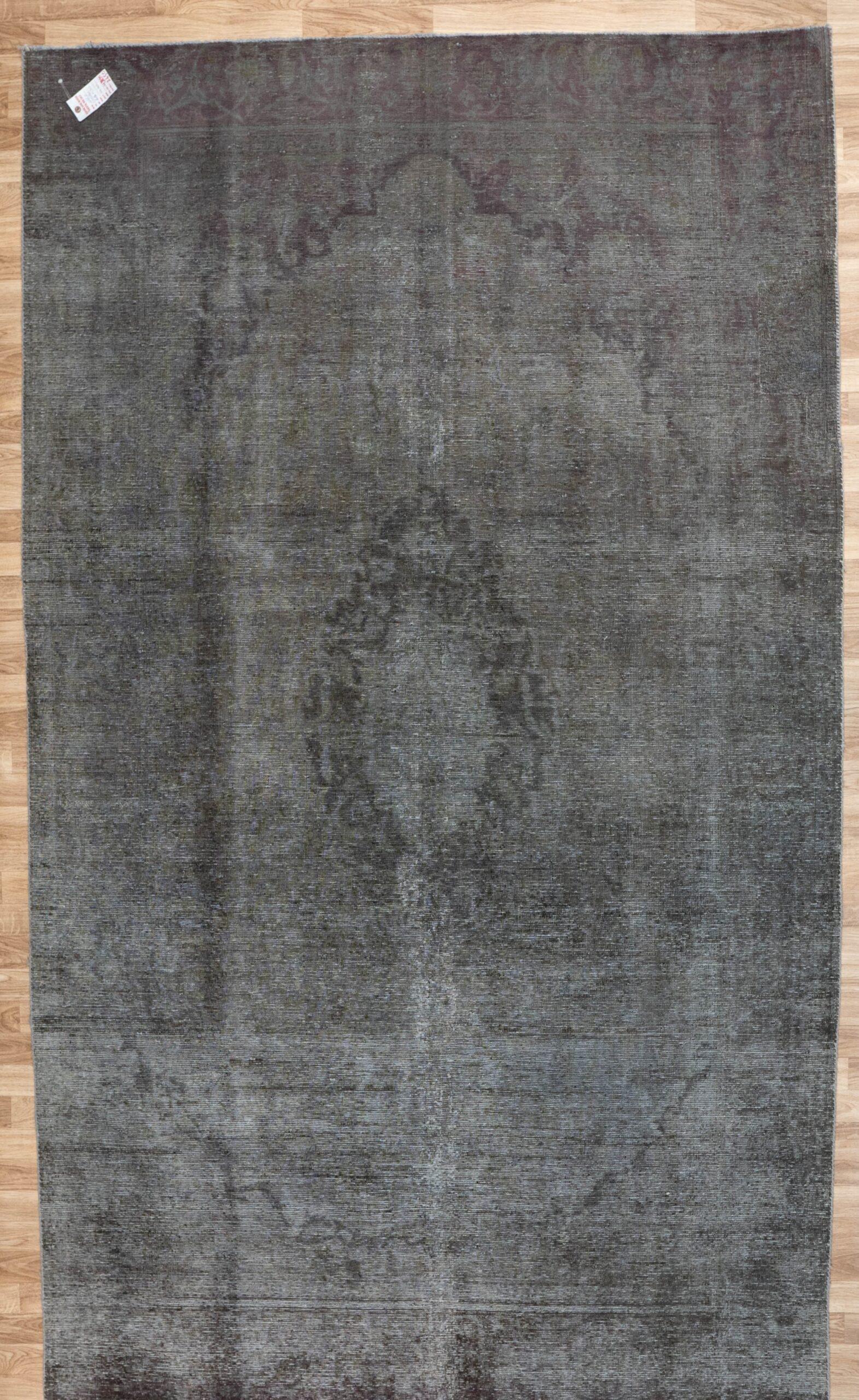 Vintage Overdyed Wool Rug 6.5'x9' View 1