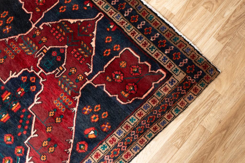 Isfahan Wool Rug13.0x3.8 View 5