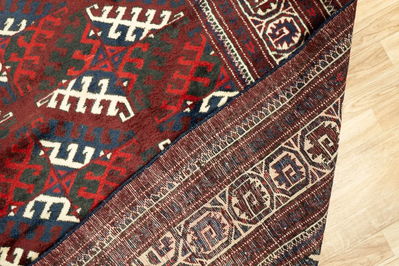Turkmen Wool Rug 7.0 x 10.0 View 1