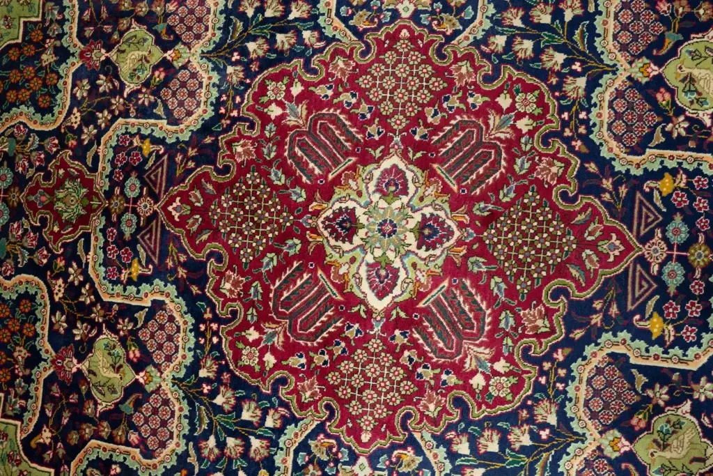 Tabriz Wool Rug 10.0x13.0 View 1