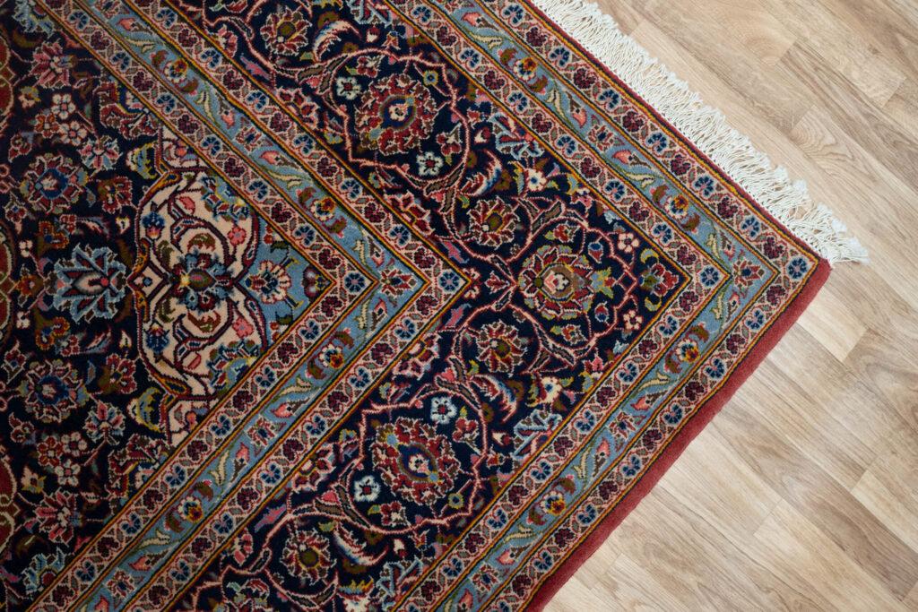 Kashan Kurk Wool rug 8.4'x11.6' View 5