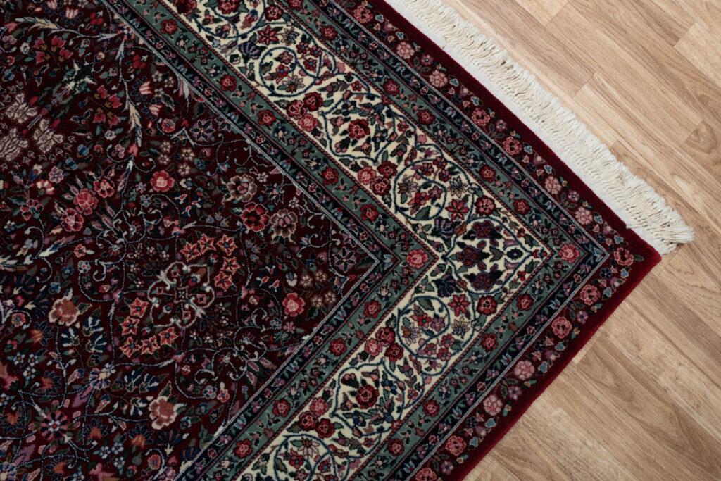 Kerman Kurk Wool Rug 6'x9' View 5