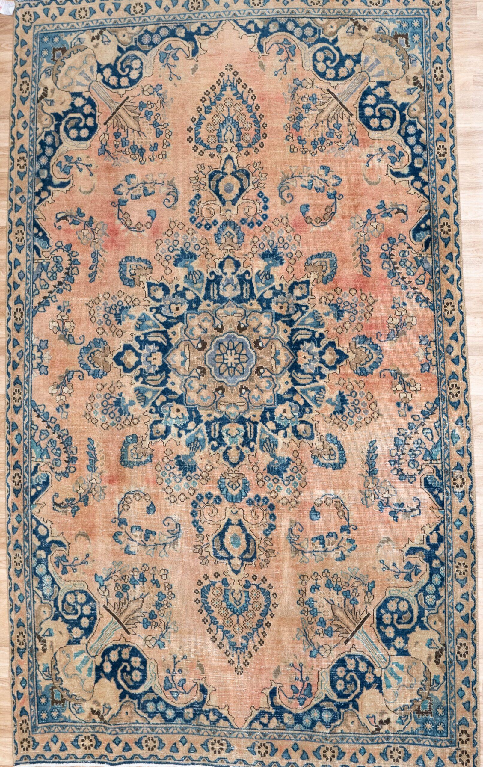 Tabriz Overdyed Wool Rug 6.6x9.3