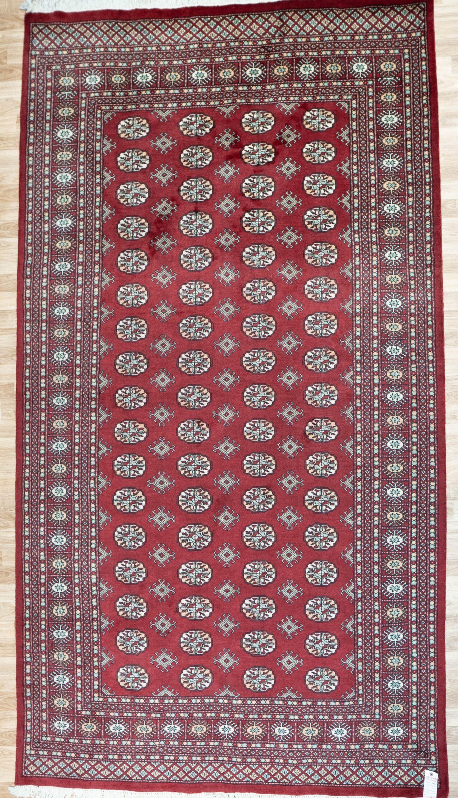 Bokhara Wool Pile Rug 6'x9' View 1