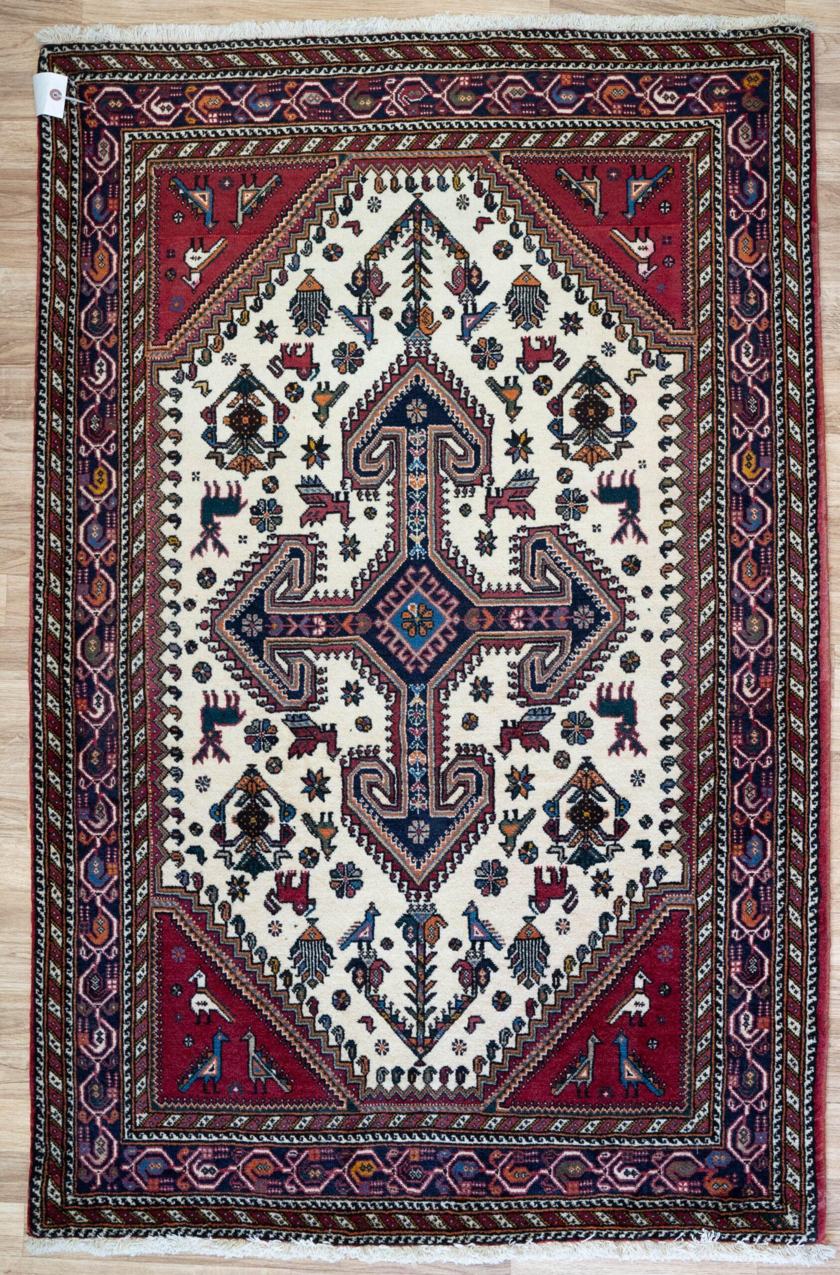 Kashan Wool Rug 3.5'x5.4'