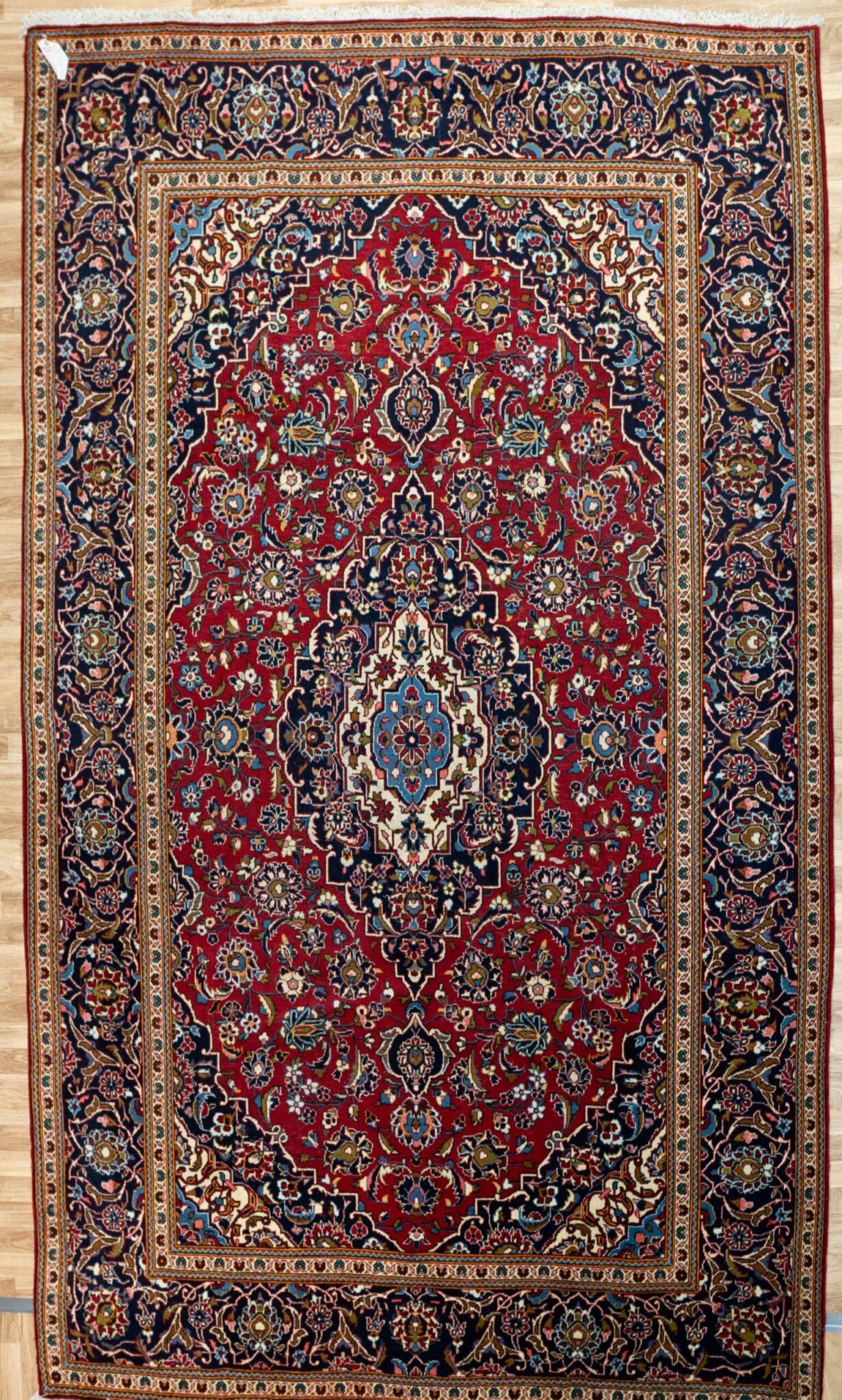 Kashan Wool Rug 8.4'x11.5' View 2