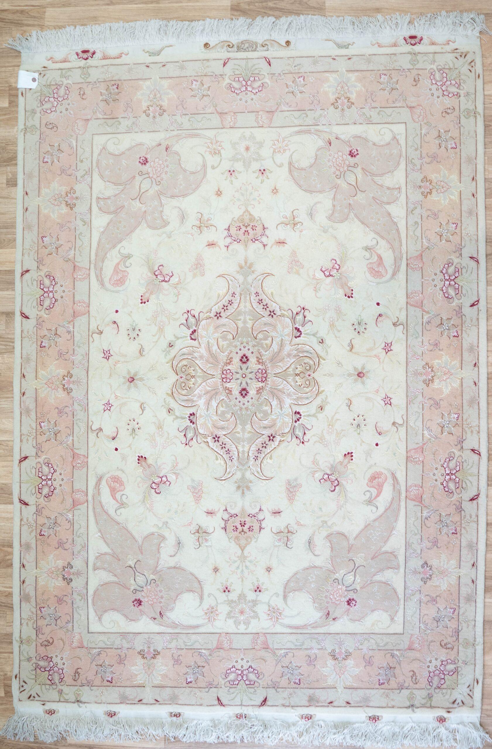 Tabriz Silk Rug 5'x7'