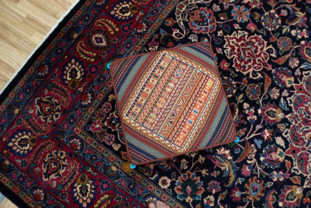 Mashad Kurk Wool Rug 9.10'x12.10' View 4