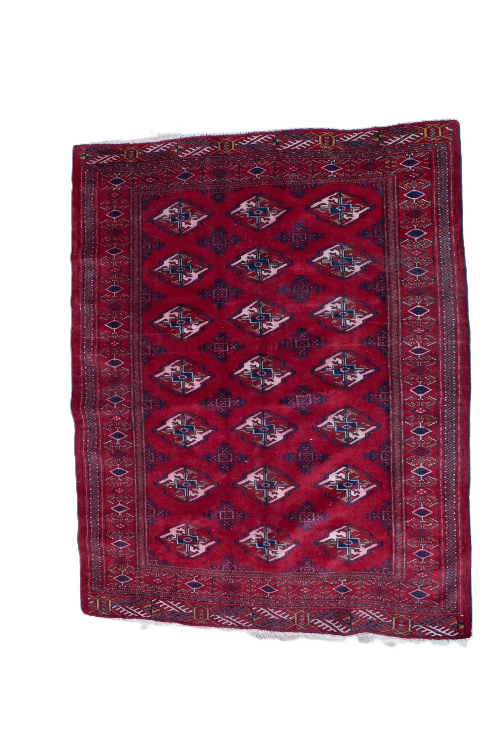 Turkmen rug 3.5'x5.1'