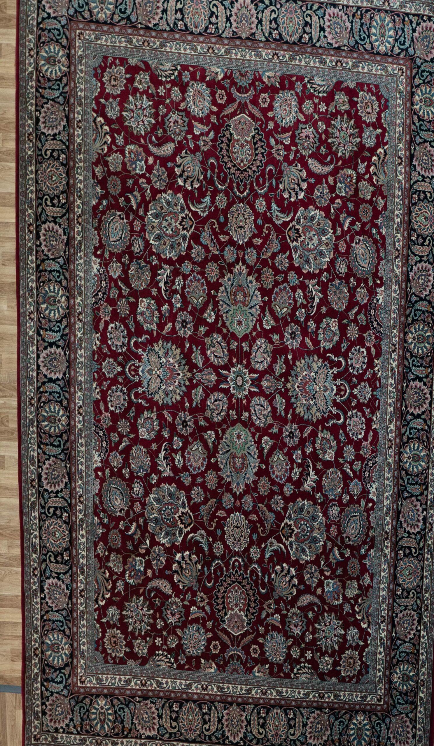 Tabriz Kurk Wool Rug 9'x12'