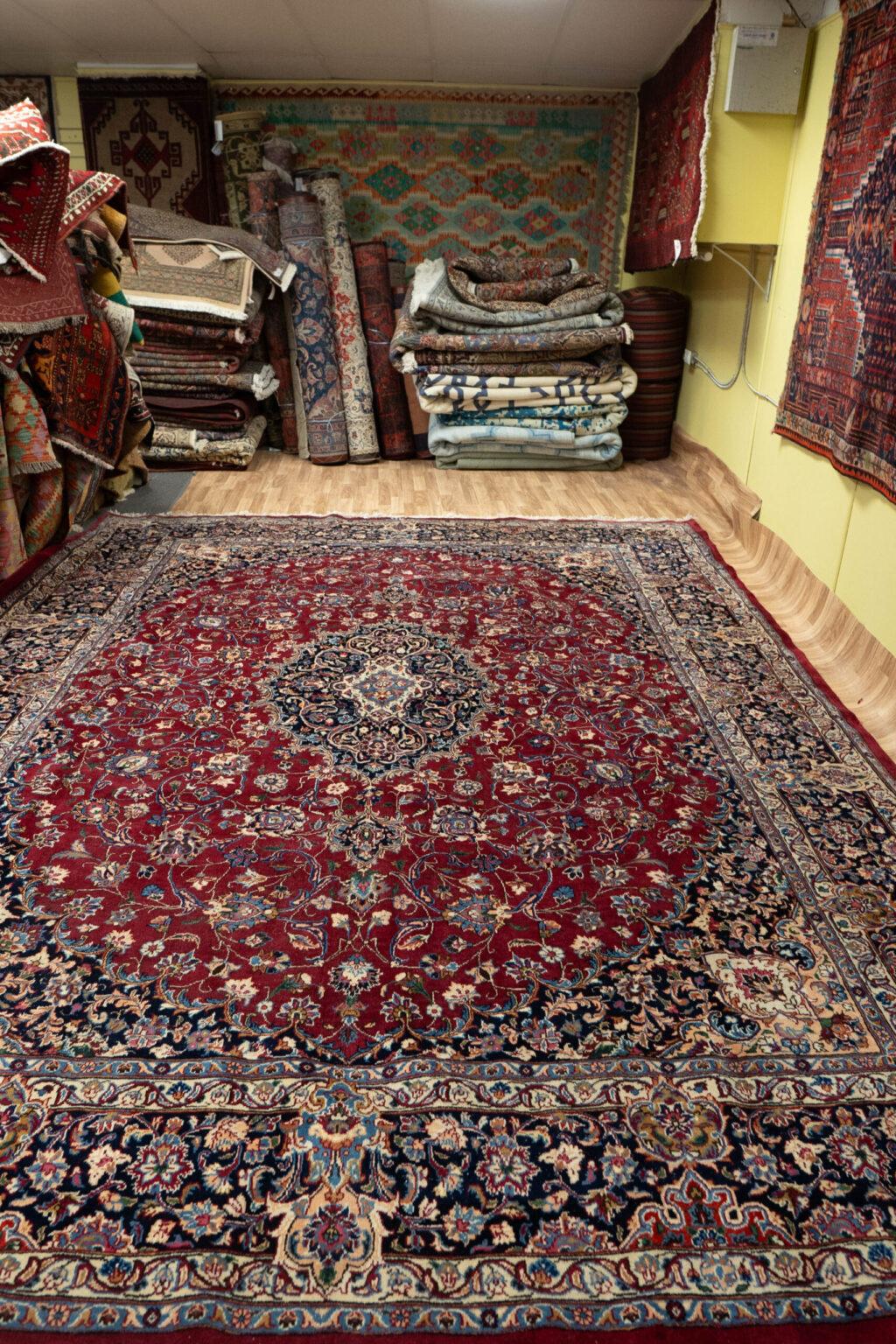 Mashad Wool Rug 12.7x9.7 View 1