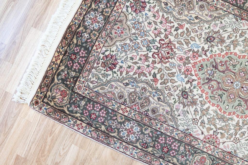 Tabriz Kurk Wool Rug 3'x5' View 3