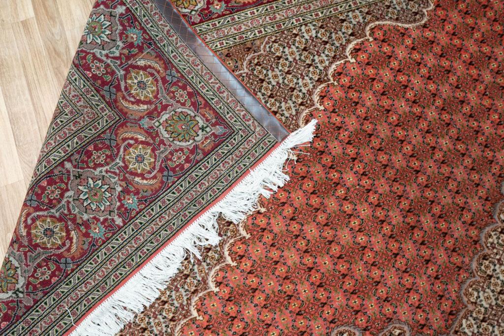 Tabriz Wool Silk Rug 8.4'x11.5' View 9