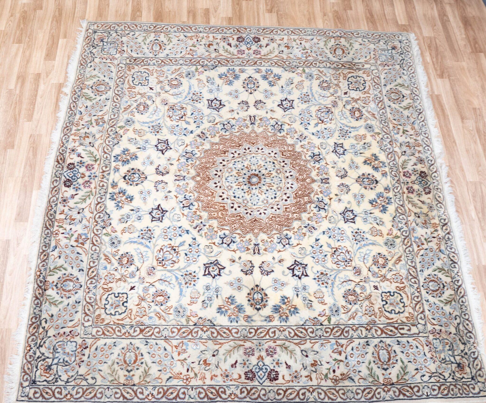 Nain Wool Rug 6.2x6.2