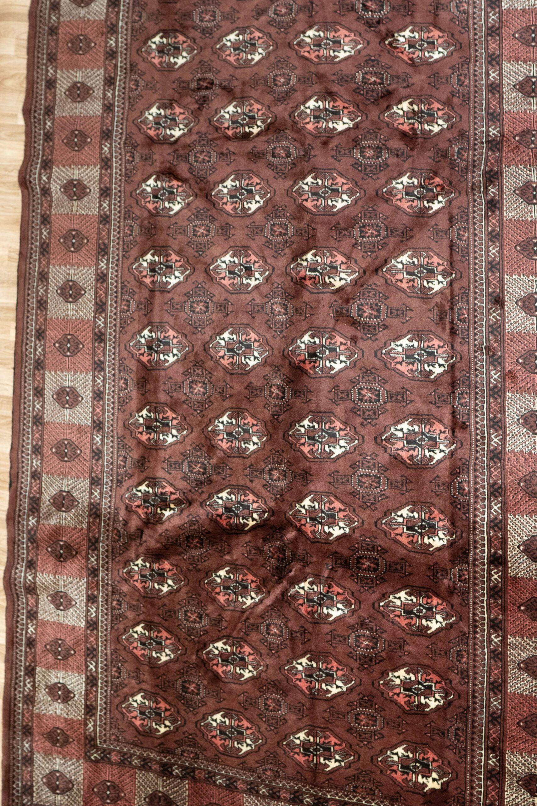 Turkmen Wool Rug 12.2x7.11