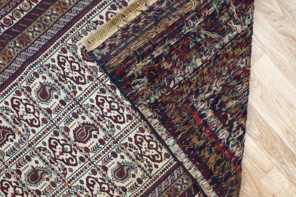 Kashan Wool rug 3.5'x5.2' View 4