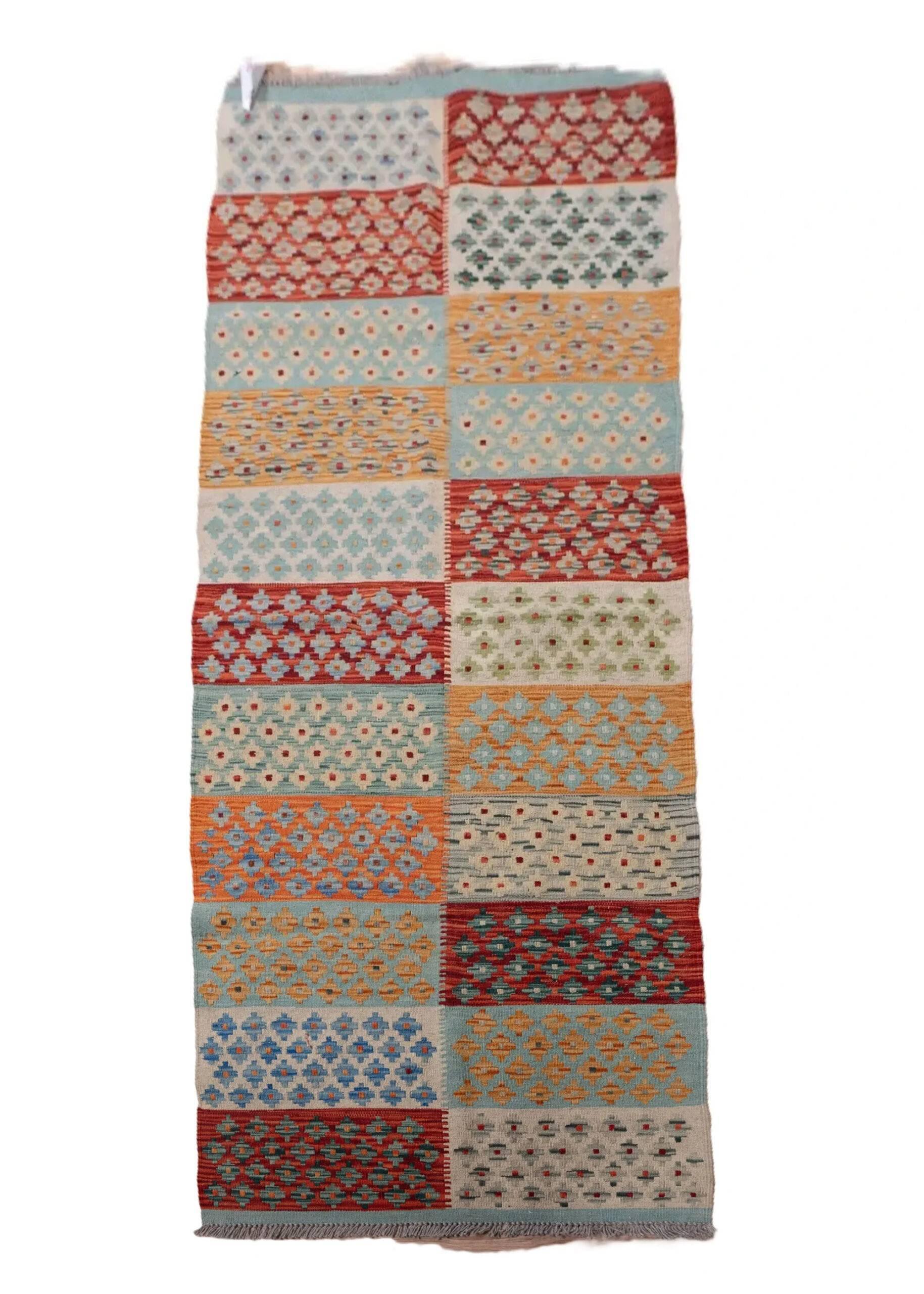 Kilim Wool Rug 2.9 x 8.1