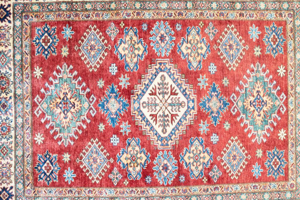 Kazak Wool Rug 5'x6.6' View 2