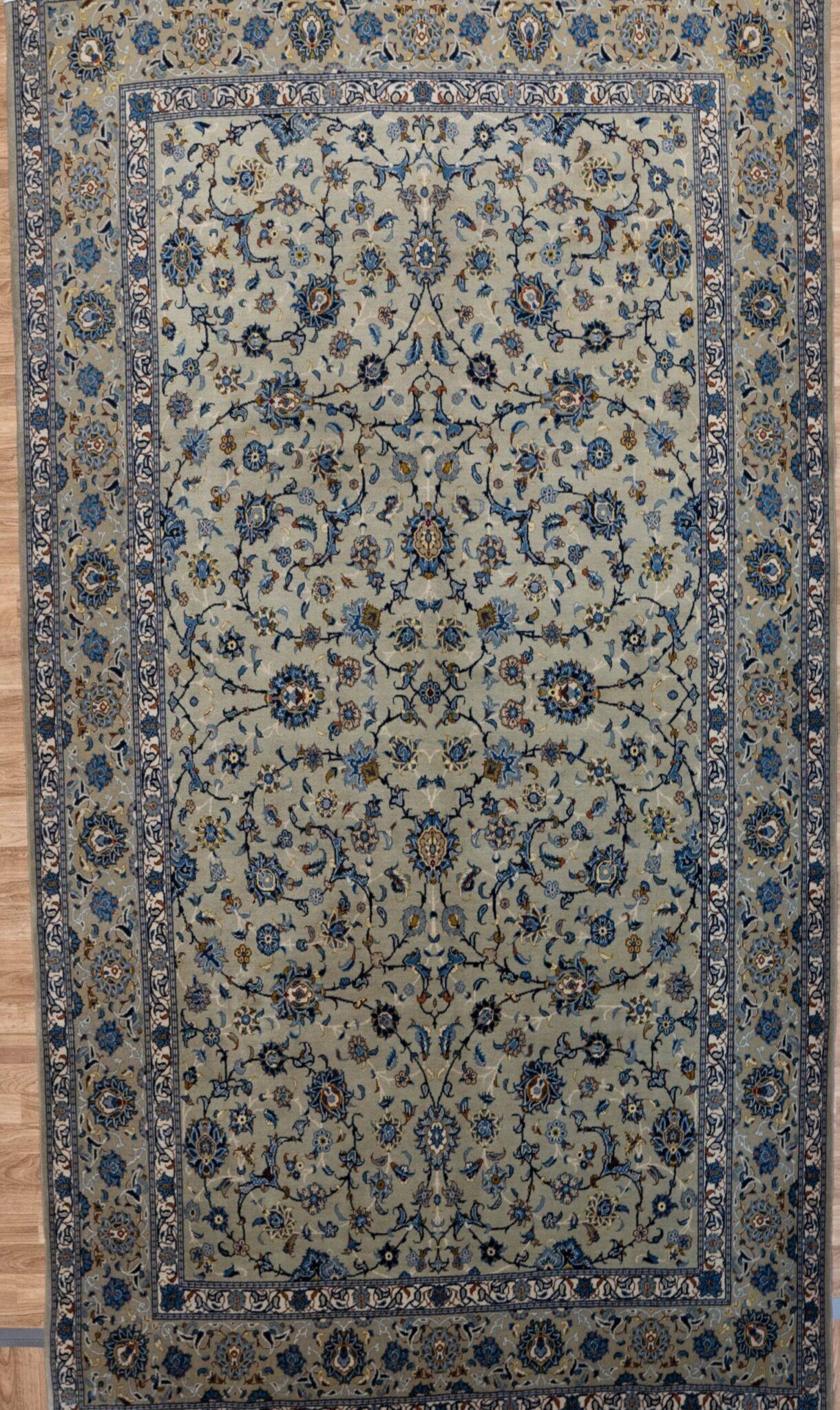 Kashan Wool Rug 7.2'x10.5'